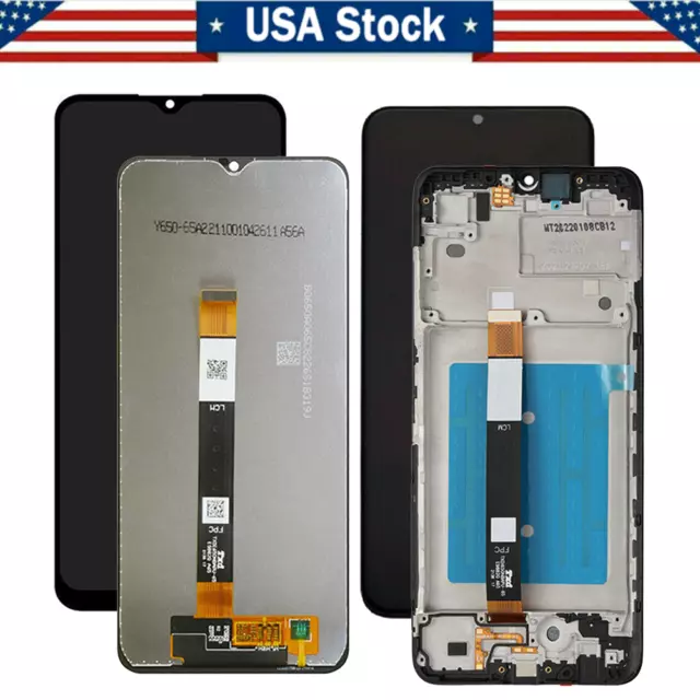 For Samsung Galaxy A03S SM-A037U LCD Display Touch Screen Replacement Part Frame