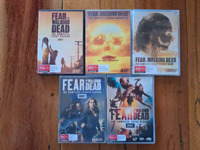 Fear The Walking Dead - The Complete Series Seasons 1 - 5 1 2 3 4 5 FREE POST Au