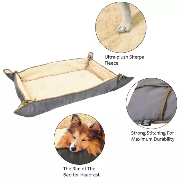 Pet Large Dog Bed Cat Mat Soft Cushion Pad Reversible Water Resistant Washable