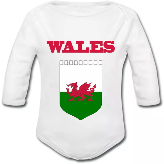 Body Bébé Football Wales Pays de Galles - cadeau de naissance garçon fille