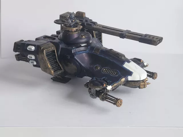 Warhammer 40k - Tau Empire - Hammerhead Gunship With Railgun + Piranha -Painted