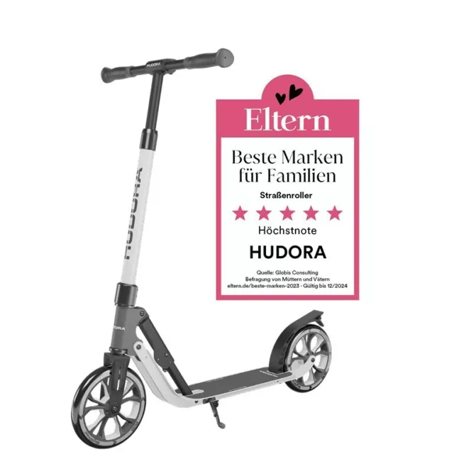 HUDORA BigWheel® 205 Advanced, ash cityroller; roller; tretroller; kinderroller