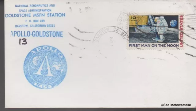 Apollo 13 Goldstone FDC Ersttagsbrief 1970