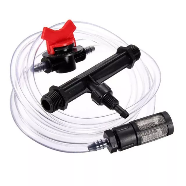 3/4" Garden Irrigation Device Venturi Fertilizer Injector Switch Water Tube Kit 2