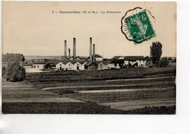 BADONVILLER - Meurthe et Moselle - CPA 54 - la Faiencerie