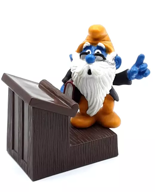 Schlumpf 40260 Schuldirektor mit Pult Smurf Principal Schleich Pitufo Figur