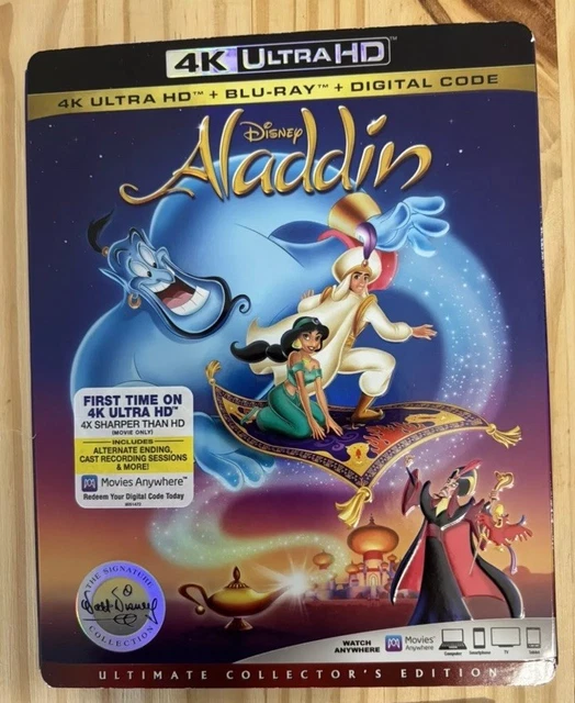 ALADDIN WALT DISNEY Signature Collection 4K, Blu-Ray, Digital ...
