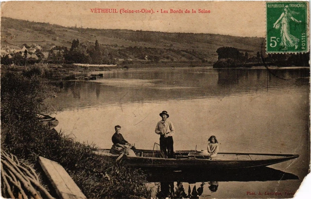 CPA VETHEUIL - La Seine - Les Bords de la Seine (380915)