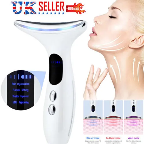LED Microcurrent Facial Skin Tightening Lifting Device Face Neck Beauty Machine