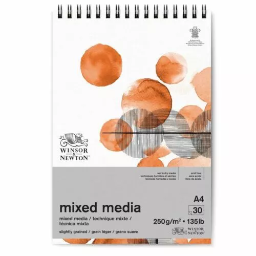 Winsor & Newton Mixed Media Painting and Drawing Paper Pad - A4 or A3