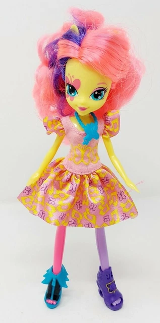 MY LITTLE PONY Equestria Girls Fluttershy Rainbow Rocks Doll Pink ...