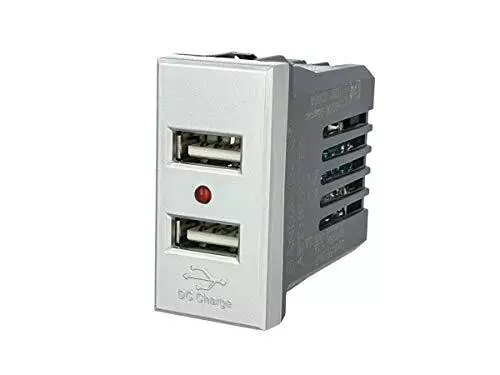 Modulo Caricatore USB 5V 1A Nero Comp Bticino Living International SD81750