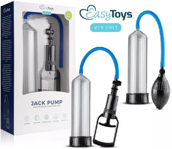 EasyToys Penispumpe Vakuum Potenzhilfe Penisvergrößerung Impotenz Enlarger Klar