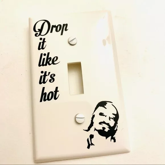 Snoop dog drop it like it’s hot light switch plate custom rap Novelty Gag Gift
