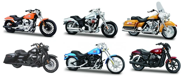 Maisto 34360-36 - Modèle de Moto - HD Série 36 Harley-Davidson Miniature Modèle
