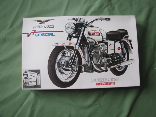 PROTAR 1/9 SCALE Moto Guzzi V7 Special Motorcycle Kit. (unstarted