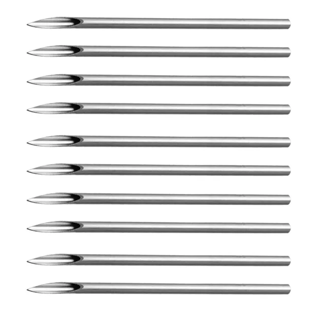 10pcs Disposable Body Piercing Needles Sterile Hollow Needle 16g 16 Gauge