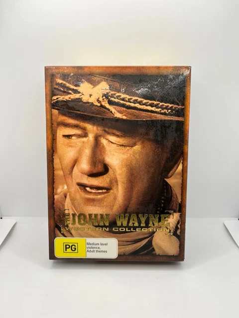 JOHN WAYNE MOVIES Western Collection DVD Box set 5-Disc Region