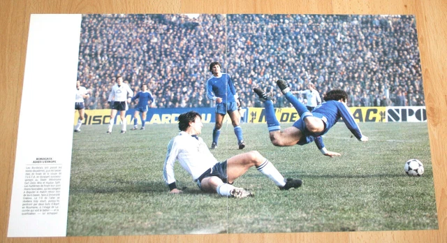 Fanion Match Bordeaux - Craiova 1982 - 1/8e Finale Coupe UEFA - 9x8 Cm