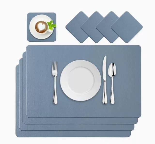 Set of 4 PCS Placemats Non-Slip Washable Cloth Dining Table Place Mats  Kitchen