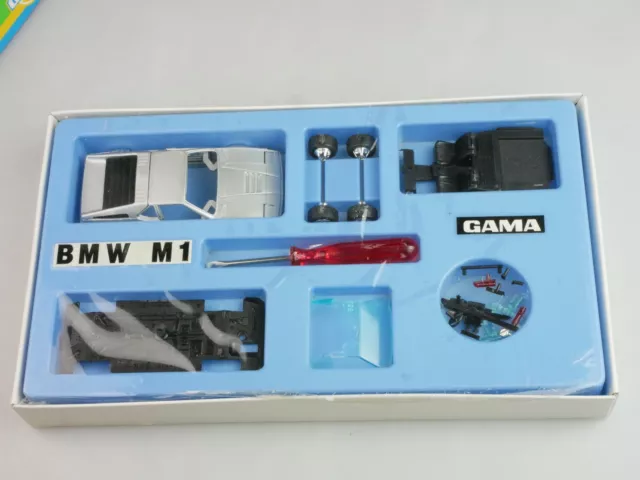 GAMA Montage Set BMW M1 Baukasten kit 8915 + BOX 125380 2