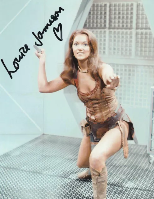 Louise Jameson Hand Signed 8x6 Inch Doctor Who Photo