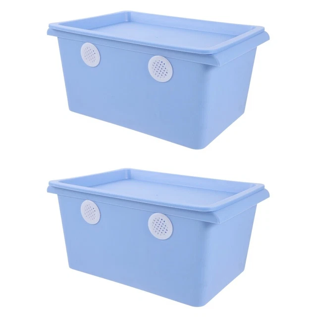 2 pezzi Smallworm Box in plastica Plastica Rainworm Tank Homborms Box Box per