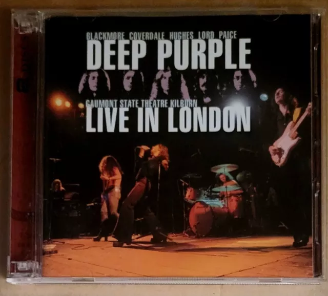 Deep Purple Live In London 1974 CD Blackmore Coverdale Hughes Lord Paice