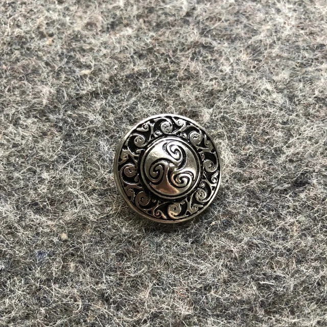Concho 20 mm Antik Silber