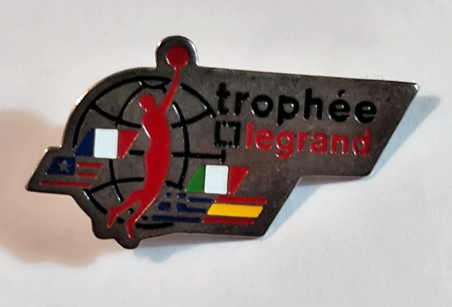 Insigne émaillé FFBB – Fédération Française De Basket-Ball – Épinglette Boutonnière