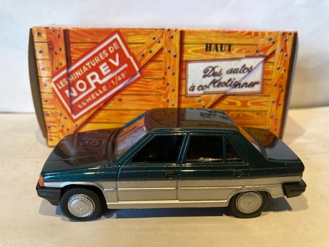 Voiture Miniature Norev Renault 9 Louisiana 1/43 - Édition Hachette Collection C9 - Boîte Verte Et Grise - Occasion