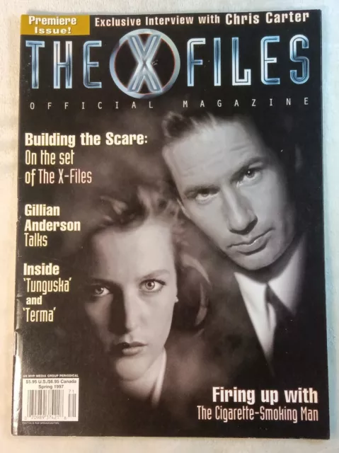 The X Files Magazine Vol 1 No 1 Official 1997 Anderson Duchovny Carter