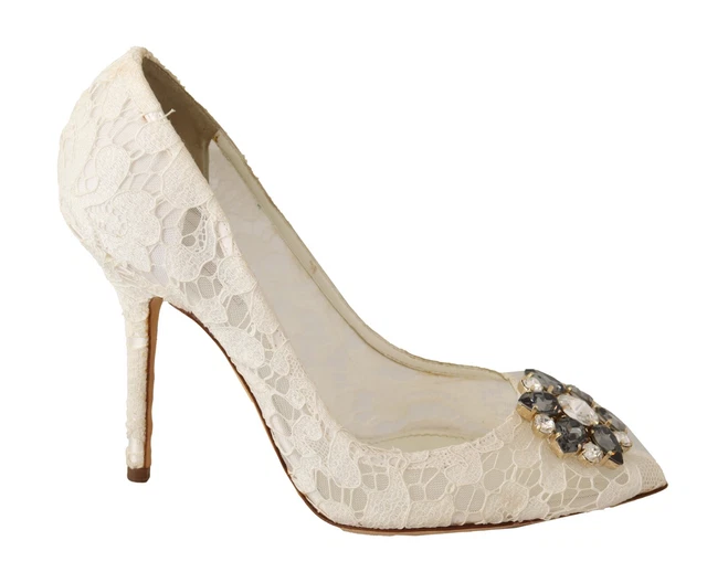 Mocassins Femme Dolce & Gabbana En Velours Rouge - Boucle Cristal, Taille 39, Neufs