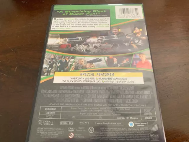 Dvd - The Green Hornet 2