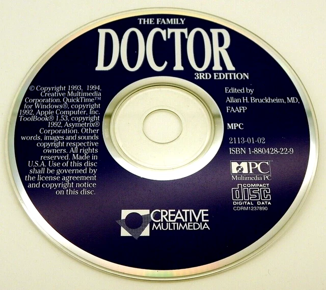 Vintage The Family Doctor 3rd Edition (PC CD-ROM, 1994)