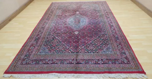 Large PERSAIN design CARPET RUG Hand Made oriental Living Room 10ft 5" x 6ft 3"