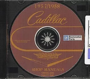 CADILLAC 1957 - 1958 Shop Manual '57 - '58 CD-ROM