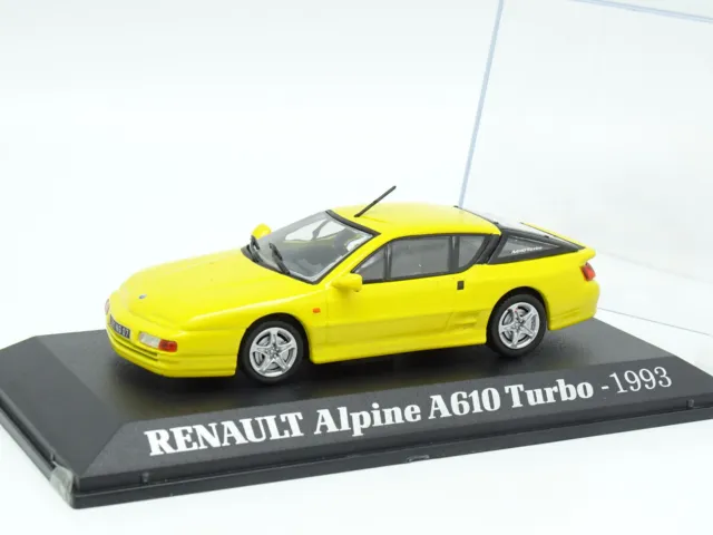 Norev Presse 1/43 - Alpine Renault A610 Turbo 1993 Jaune