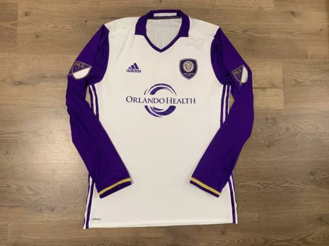 Orlando City Sc Usa 2016 Spieler Ausgabe Aus Fussball Shirt Trikot Grösse L Adidas