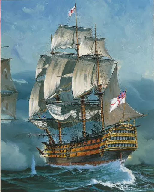 Revell 05767 - 1/225 Admiral Nelson´S Flagship -Battle Of Trafalgar -Komplettset