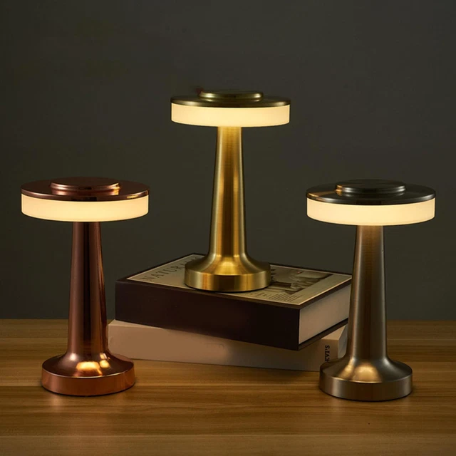 LED USB Table Lamp Rechargeable Cordless LED Bar Hotel Night Decor Lights N0I7