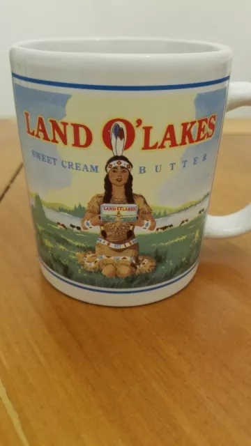 Vintage Land O Lakes Retired Logo - Sweet Cream Butter - Maiden Coffee Mug