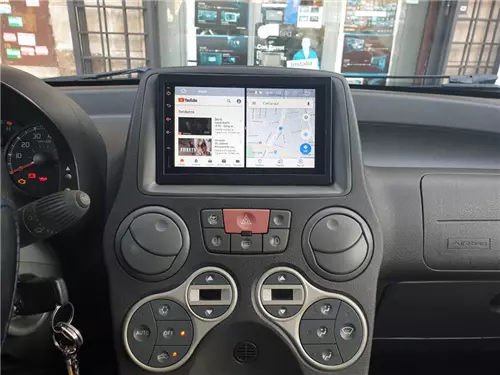 XTRONS Autoradio Navigateur GPS Fiat Panda Android 10 Wifi 4G 4GB RAM Octa-Core