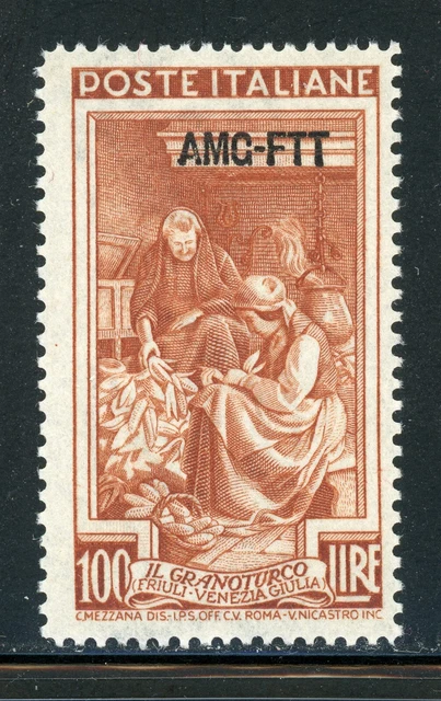 AMG-FTT Trieste MNH: Scott #107 100l from Work Series #1 CV$9+