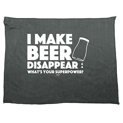Make Beer Disappear What Your Superpower - Divertente Asciugamano Sportivo Palestra Novità