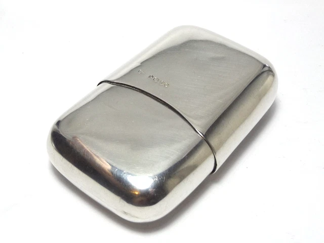 RARE ANTIQUE VICTORIAN Sterling Silver Cigarette Case, Cheroot Case ...