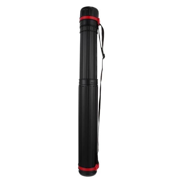 Tube De Rangement Extensible Pour Affiches Et Dessins - 77 à 135 Cm - Noir
