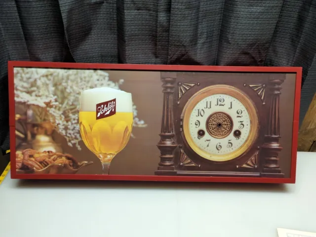Vintage Schlitz Brewing Refrigerator Clock Face Kit #86442 w/ Original Box RARE