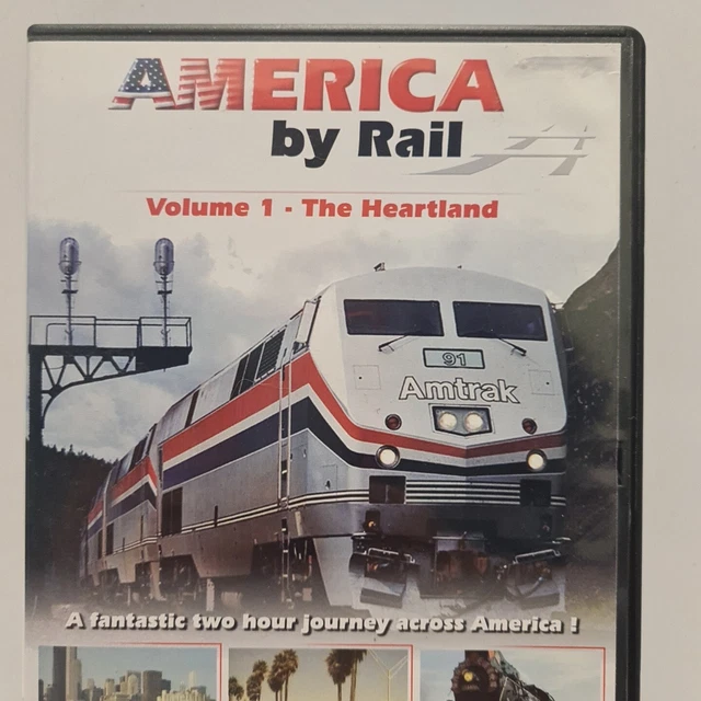 AMERICA BY RAIL Volume 1 The Heartland DVD USA Trains Travel Music