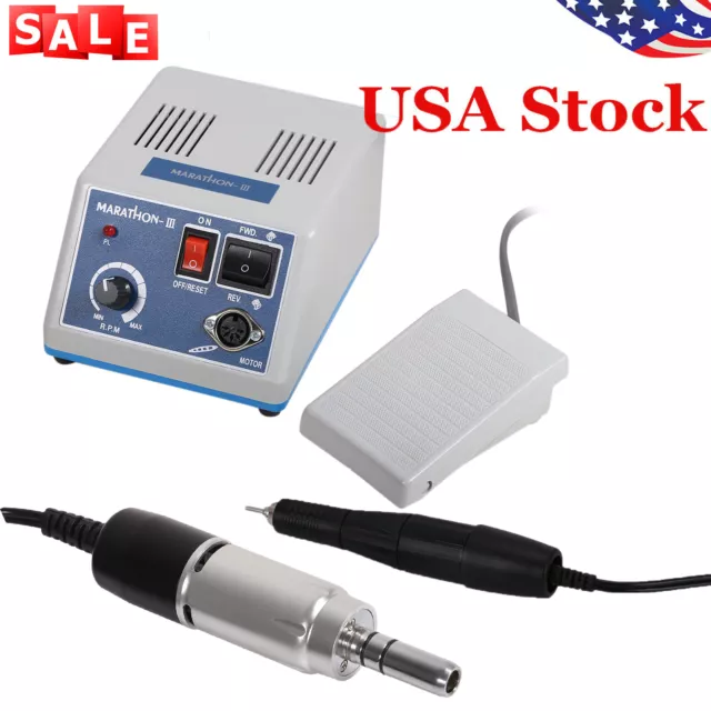 Dental Lab Marathon Electric Micromotor Polishing Unit /+35K rpm Motor Handpiece